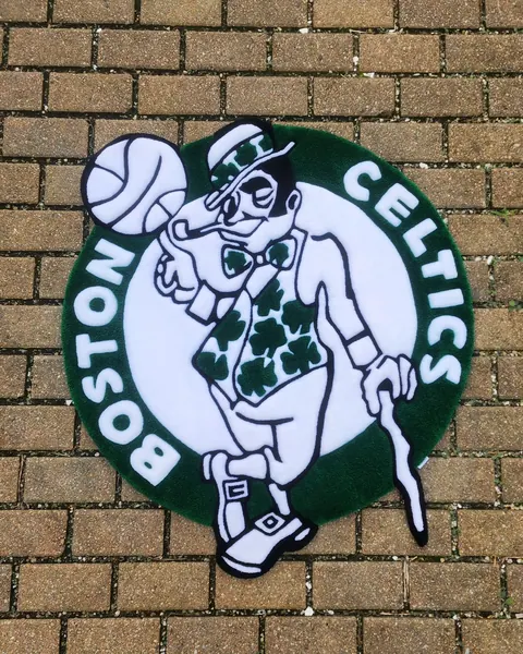 Boston Celtics 2024 champions, a hand-tufted rug by Made By Juice