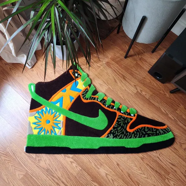 Nike SB "De La Soul", a hand-tufted rug by Made By Juice