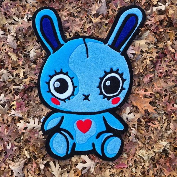 Stitch Bunny × Ali Sabet, a hand-tufted rug by Made By Juice