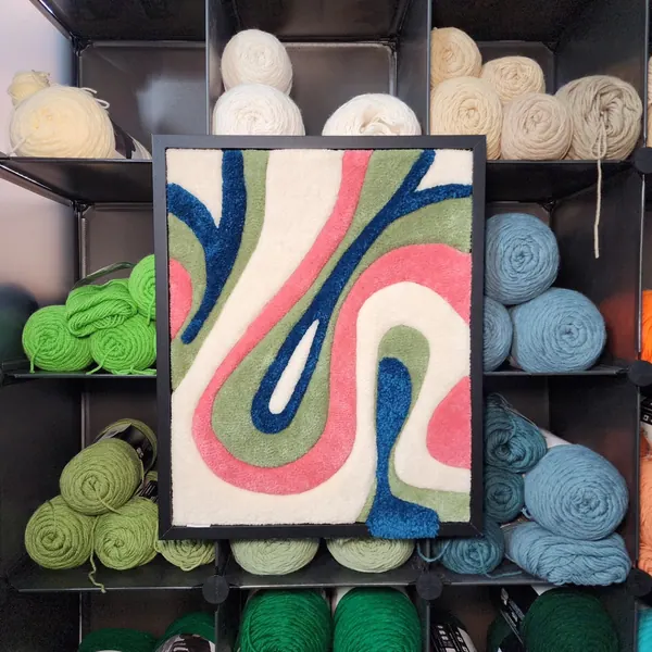 Water Flow, a hand-tufted rug by Made By Juice