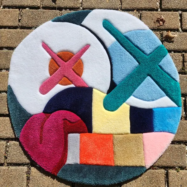 X, a hand-tufted rug by Made By Juice